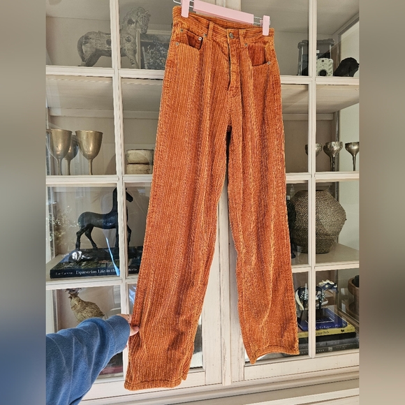 BDG Orange Corduroy Pants - Picture 10 of 15